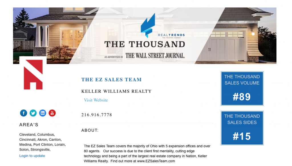 ez sales team top real estate team